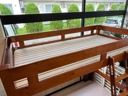 美原店　ロフトベット　木製　コンセント付