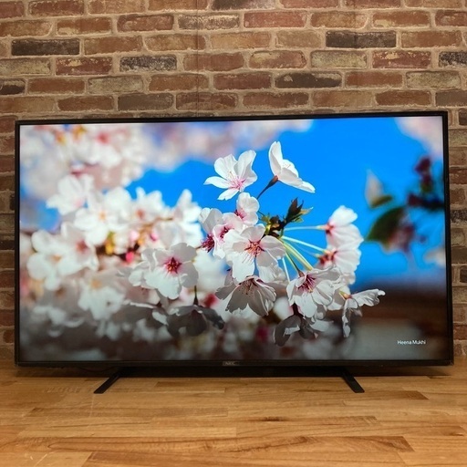 ①即日受渡❣️使用頻度少ないNECスリムデザイン4K液晶HDR 55インチディスプレイ31500円