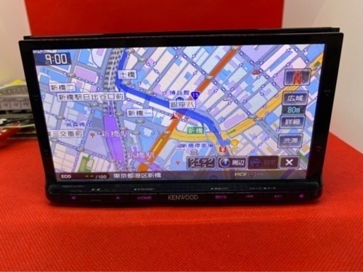 KENWOOD 最上級　MDV-X701 最新地図　新品パーツ多数のフルセット　し-7