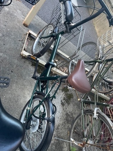 折りたたみ自転車 ギア付き