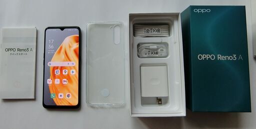 OPPO Reno 3A ブラック 手帳型ケース付き シムフリー 美品
