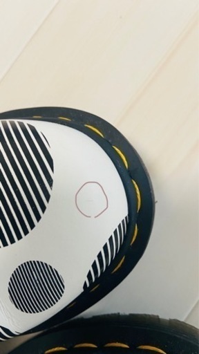 ドクターマーチン 白 ドット 美品