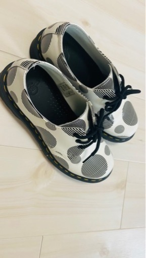 ドクターマーチン 白 ドット 美品