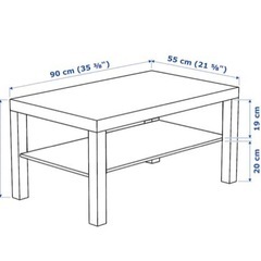 【無料！！】IKEAのローテーブルお譲りしますの画像