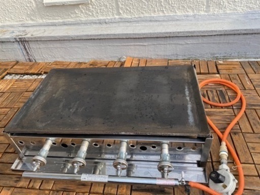 業務用鉄板セット　大阪市北区　引取限定　グリラー　プロパンガス