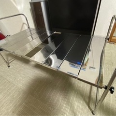 ニトリ　シンク下ステンレス棚の画像