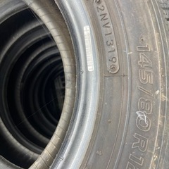 (バリ溝)145/80R12 スタッドレス4本　１２インチ　軽トラ　軽バンの画像