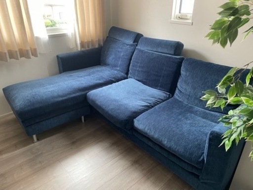 最終値下げ！売ります！大塚家具　カウチソファー　フリージア