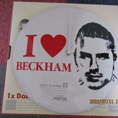 デビット・ベッカム掛け時計　未使用品