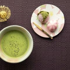 浴衣で茶道体験の画像
