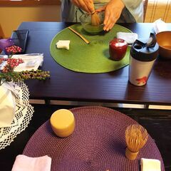 夏休み親子でテーブル茶道体験　（正座体験も可能）の画像