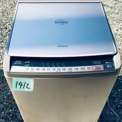 ①✨2016年製✨1412番 日立✨電気洗濯乾燥機✨ BW-DV100A‼️