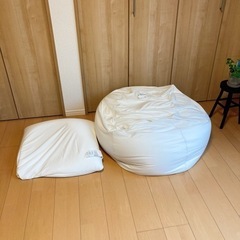 無印良品　体にフィットするソファ　人をダメにするクッションの画像