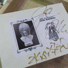 激レア ZIGGY ジギー 森重樹一 石像 20th Anniversary サイン入り JUICHI MORISHIGE 石膏？ 高さ18cm 重量1kg 札幌市東区 新道東店の画像