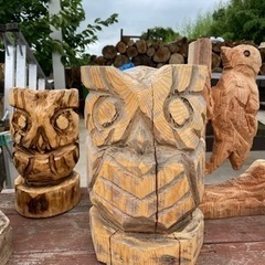 チェーンソーカービング教室☆女性でも大丈夫☆の画像