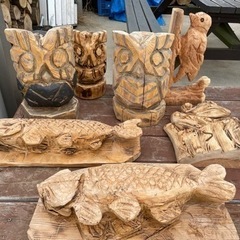 チェーンソーカービング教室☆女性でも大丈夫☆の画像