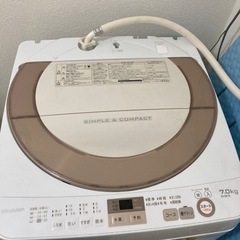 シャープ　ES-GEZA 洗濯機　の画像