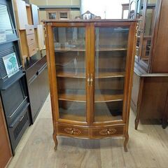 【愛品倶楽部柏店】東信商会　イタリア製　ガラスキャビネット　４３０４　の画像