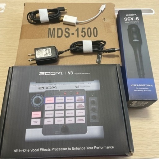 ZOOM V3 ボーカルプロセッサ SGV-6 マイク