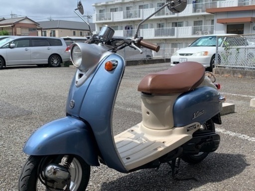 神奈川県藤沢市発。安心の3ヶ月の保証付き。ヤマハ　ビーノSA10J。規制後のキーシャッター付きです。整備済みで安心して乗って帰れます。