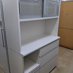 ?松田家具?2面レンジボード キッチン収納 家具  No1658