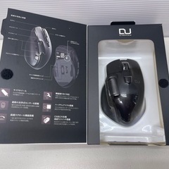 エレコム マウス ワイヤレス Lサイズ 6ボタン DUALシリーズ ハードウェアマクロ搭載 サイドホイール ブラック M-DWL01DBBKの画像