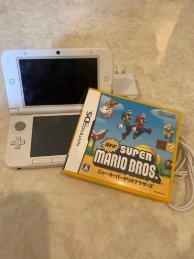 3DS LL ホワイト　ソフト付き