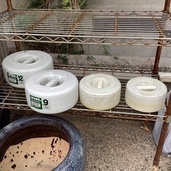 漬け物用オモリ　漬け物石　差し上げます。　引き取りの早い方優先