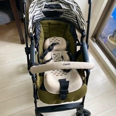 コンビ ベビーカー カーキ色 A型B型の画像