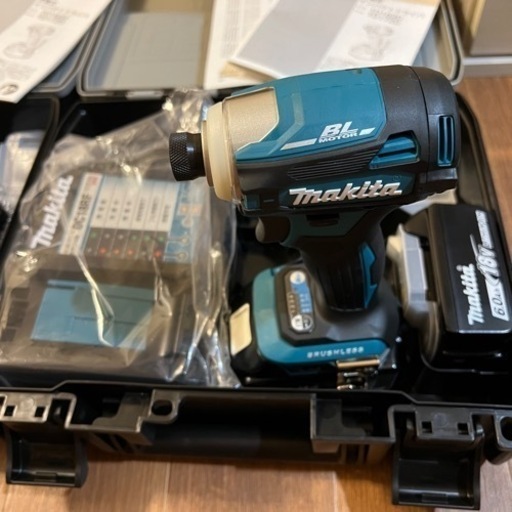 2台セット マキタ インパクト ドライバー TD172DRGX 18V makita ブルー 最新 フルセット 純正品
