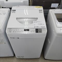 SHARP 乾燥機付き洗濯機　2020年製　ES−TX5D TJ033