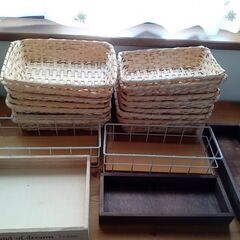 かご、木箱☆値下げしました☆投稿７月末終了！！