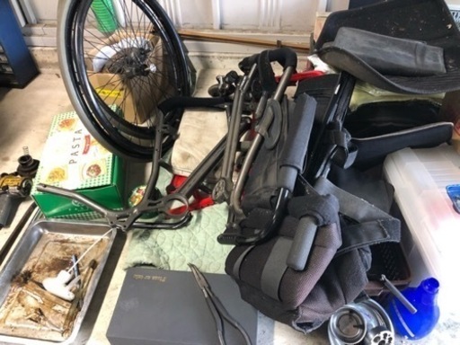 オーエックスエンジニアリング OX SX 中古品 車椅子 要組み立て