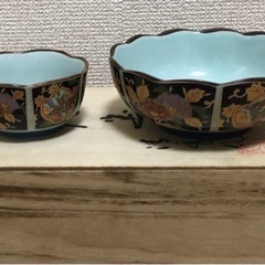 有田焼　親子鉢揃　清秀作　5客セット　共箱付の画像