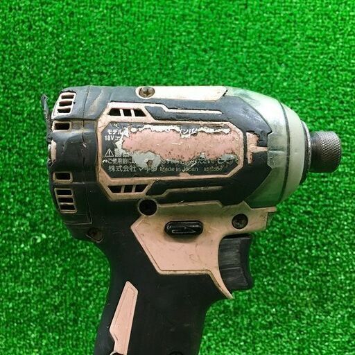 マキタ 型番不明 充電式インパクトドライバー18V 本体難あり 純正バッテリー1個付 6.0Ah【市川行徳店】【店頭取引限定】【中古】管理番号：ITFQ6DCSA7ZZ