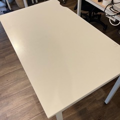 事務机　オフィスデスク　白