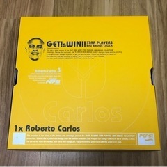 【非売品】ペプシ　ビッグバッジクロック　ロベルト・カルロス　サッカーの画像