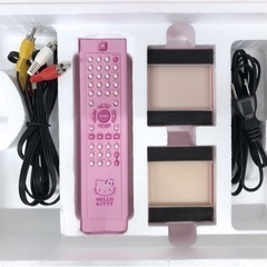 IPK-224 美品 ハローキティ 縦型ポータブルDVDプレーヤー 30AVHK-DVDS 希少品 2004年製 ピンクの画像