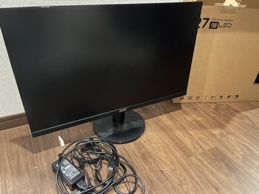 ④ acer 27インチモニター　箱あり　値段交渉受けます