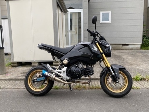 ホンダ グロム GROM JC61 ガレージ保管