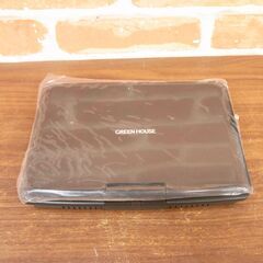 GREEN HOUSE グリーンハウス 9型ワイド液晶　ポータブルDVDプレーヤー GH-PDV9NTG-BK 中古美品【モノ市場 東海店】139の画像