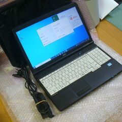 ⓒ富士通 LIFEBOOK Core i5 バッテリー残時間表示...