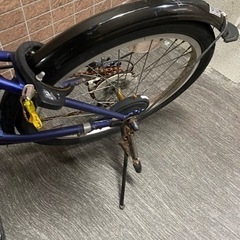 フォルクスワーゲン　折りたたみ自転車　紺の画像