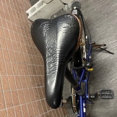フォルクスワーゲン　折りたたみ自転車　紺の画像
