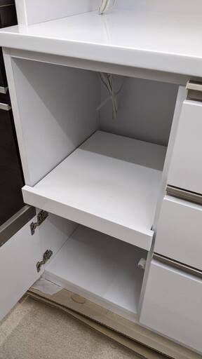 ?未使用品? 大川家具 2面レンジボード  ✨キッチン家具・食器棚✨　1664