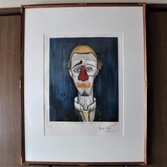 ベルナール・ビュッフェ  サーカスシリーズ リトグラフ 額縁 アート インテリア ベルナール・ビュッフェ サーカスシリーズ 軽業師 | 絵画など美術品の