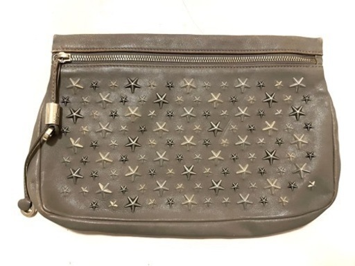 JIMMY CHOO 星スタッズクラッチバッグ