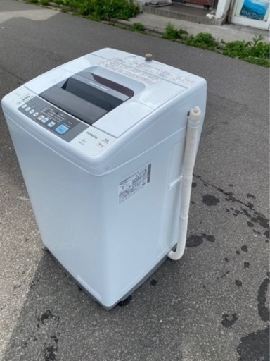 全自動洗濯機 縦型 6kg 白い約束 日立 NW-6TY-W 