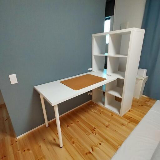 IKEA カラックス　棚、テーブルセット