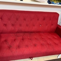 本日限定！！運搬します　収納付き　2人掛けソファ　使用感ある為カ...